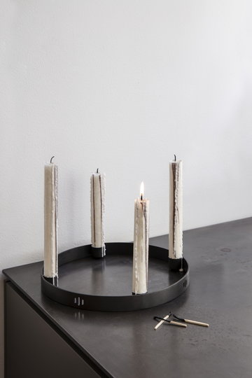 Natale Candele Ferm Living Grigio Nero