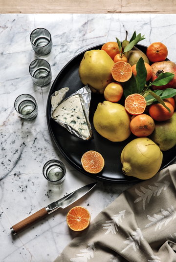 Tavola Natale Fiskars Ferm Living Vaidava Ceramics Marrone Grigio Naturale Nero Acciaio Cotone Ceramica