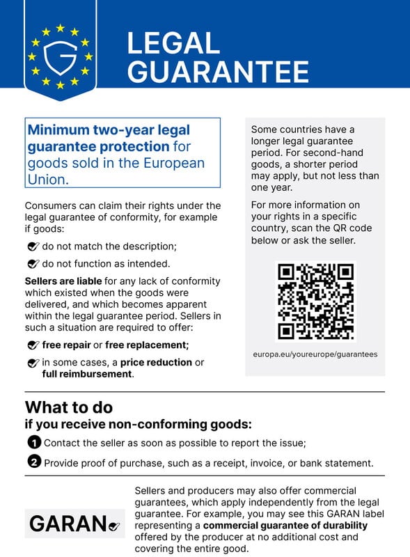 Legal Guarantee