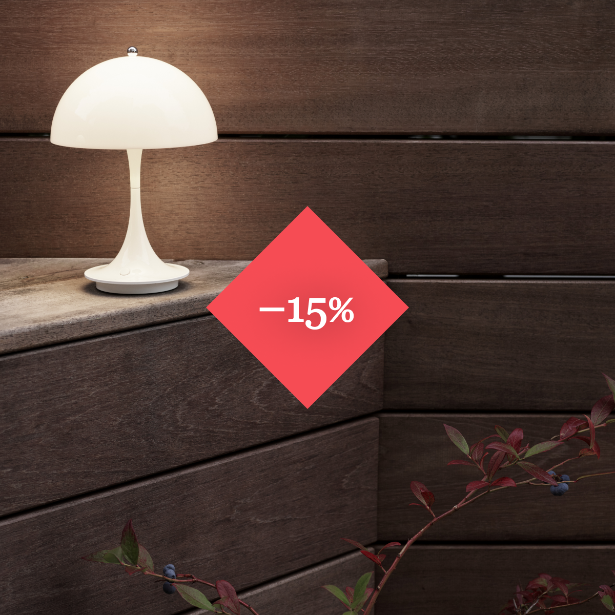 15% off the Panthella Portable table lamp