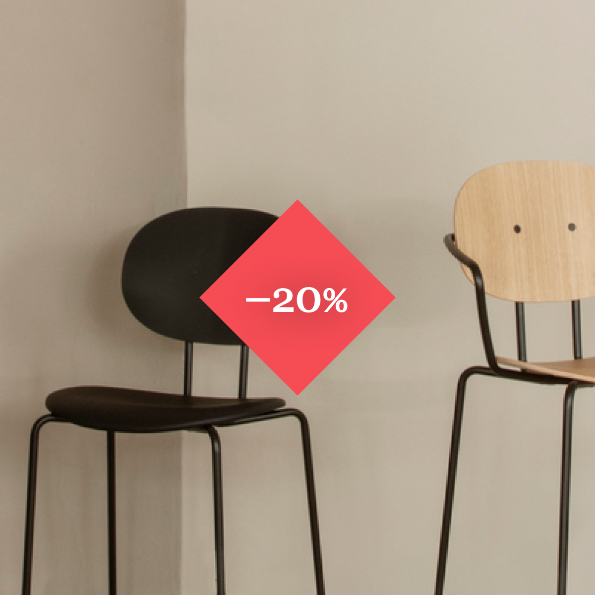20% off Piet Hein chairs