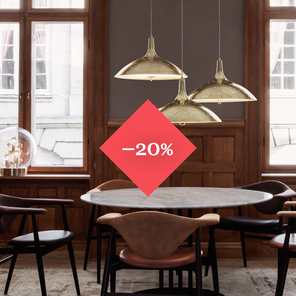 20% off the Tynell lighting collection