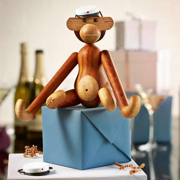 Kay Bojesen Wooden monkey and student cap Finnish Design Shop