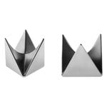 Alessi Roost double egg cup, aluminium, view 3