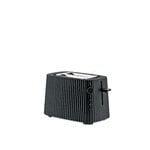 Alessi Plissé Set aus Toaster und Wasserkocher, 1,7 l, Schwarz