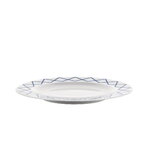 Alessi La Bella Tavola and My Beautiful China piatto da dessert, bianco - blu, immagine extra