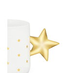 Alessi Delight mug, white - gold, view 3