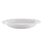 Alessi La Bella Tavola and My Beautiful China oval serving plate, white - blue, extra image