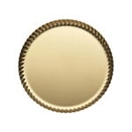 Alessi Pleats round tray,  23 cm, gold, extra image