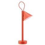 Alessi Lampada da tavolo portatile Tsumiki, rosso arancio, immagine extra