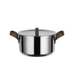 Alessi Edo cookware set, 4 pots with 3 lids