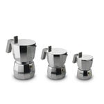 Alessi Caffettiera espresso Moka, 3 tazze