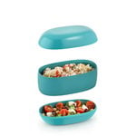 Alessi Food à porter lunch box, light blue