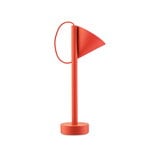 Alessi Lampada da tavolo portatile Tsumiki, rosso arancio, immagine extra