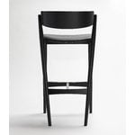 Sibast No 7 bar stool, 75 cm, black - black leather