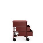 Kartell Mobil Mat 3 storage unit with wheels, plum, extra image