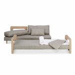 Tapio Anttila Collection ON2 Wood sofa bed, soap waxed oak - beige Diamonds 289