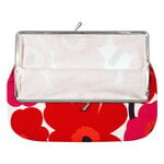 Marimekko Mini Unikko Puolikas Kukkaro purse, white - red
