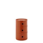 Kartell Componibili Big storage unit, 3 modules, orange, extra image