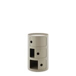 Kartell Componibili Big storage unit, 3 modules, taupe, extra image