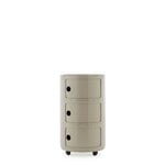 Kartell Componibili Big storage unit, 3 modules, taupe, extra image