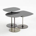 Kartell Thierry side table, 50 x 50 cm, grey