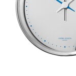 Georg Jensen Henning Koppel wall clock, 22 cm, polished stainless steel, extra image