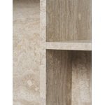 ferm LIVING Distinct side table, travertine, extra image