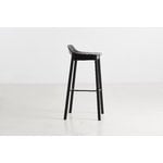 Woud Mono bar stool 75 cm, black
