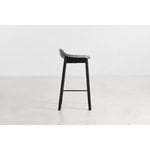 Woud Tabouret de bar Mono 65 cm, noir