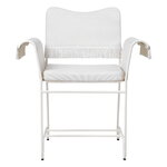 GUBI Tropique chair with fringes, white