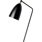 GUBI Gräshoppa floor lamp, black, glossy