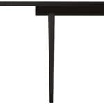 GUBI Private dining table, 320 x 100 cm, black / brown stained ash