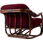 GUBI Fauteuil lounge Poltrona Tria, rotin foncé - Fustagno 006, image extra