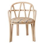 GUBI Sillón de comedor Bistra, ratán lacado natural - Reales Pattern 002, imagen extra