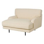 GUBI Flaneur lounge chair, black - Bouclé 001, view 3