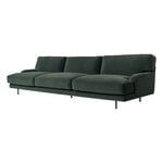 GUBI Flaneur 3-seater sofa, black - Asator 0984, view 3