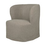 GUBI Stay Slipcover lounge chair, S, linen 0024, view 3