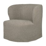 GUBI Stay Slipcover lounge chair, L, linen 0024, view 3