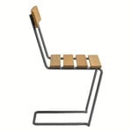 Grythyttan Stålmöbler Stuhl 1, feuerverzinkter Stahl - Eiche geölt