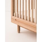 Nobodinoz Pure Evolving crib, oak, view 6