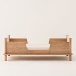 Nobodinoz Latitude Junior bed with 2 safety rails, oak, view 7