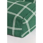 Nobodinoz Vibes kids' armchair beanbag, green white windowpane, view 3