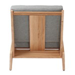 Ishinomaki Laboratory 105° lounge chair, natural - Kvadrat Hallingdal 65 110, extra image