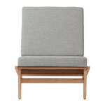Ishinomaki Laboratory 105° lounge chair, natural - Kvadrat Hallingdal 65 110, extra image