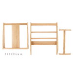 Ishinomaki Laboratory 105° lounge chair, natural - Kvadrat Hallingdal 65 110, extra image