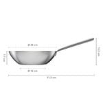 Fiskars Norden steel wok, 28 cm, extra image