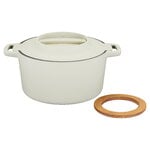 Fiskars Casserole en fonte Norden, 4 L, bouleau