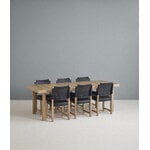 Ornäs Näyttely chair, oak - black leather