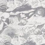 Moomin Arabia Moomin bedset, 150 x 210 cm, Sailing grey, view 2